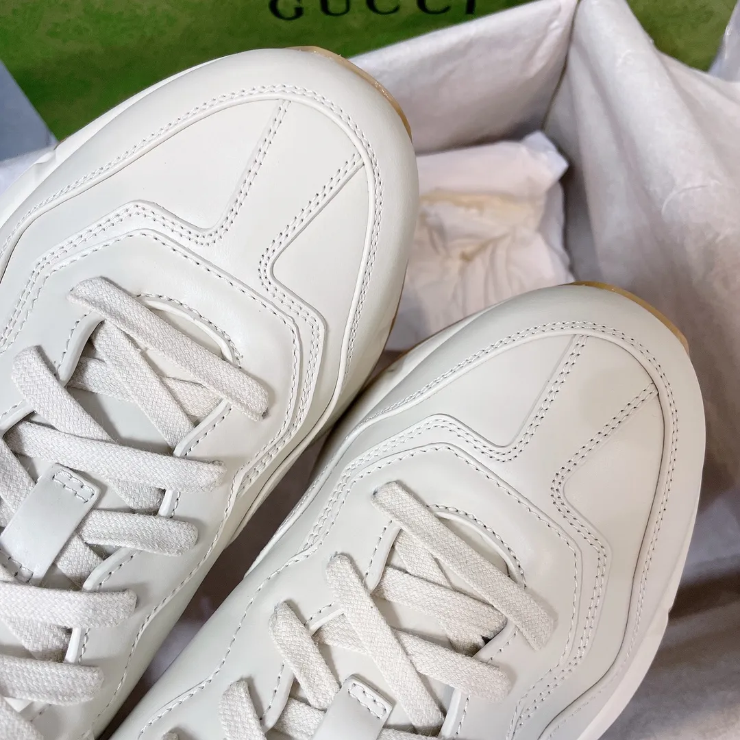 P700👟👟 The top version of GUCCI dad shoes, the latest upgraded version❗❗ The fabric is 100% consistent with the store. The whole series uses four leather styles. Each pattern, color and fabric are one-to-one consistent with the store. Women's size 35 36 37 38 39 40 Men's size 39 40 41 42 43 44 (women's size 34, men's size 45 can be customized)